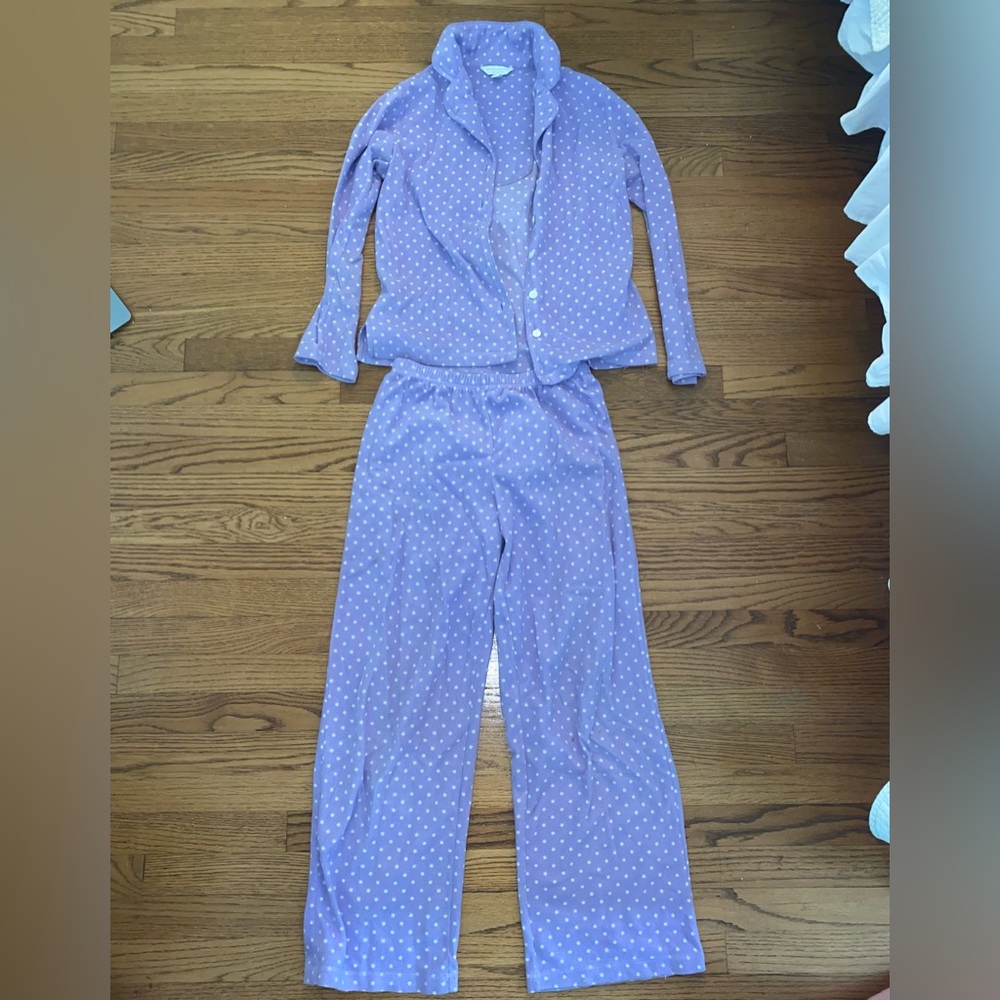 Charter Club Intimates Polka Dot Pajama Set, Size XS
